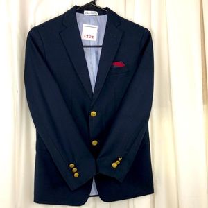 A stylish boys' IZOD dress up or dress down blazer.